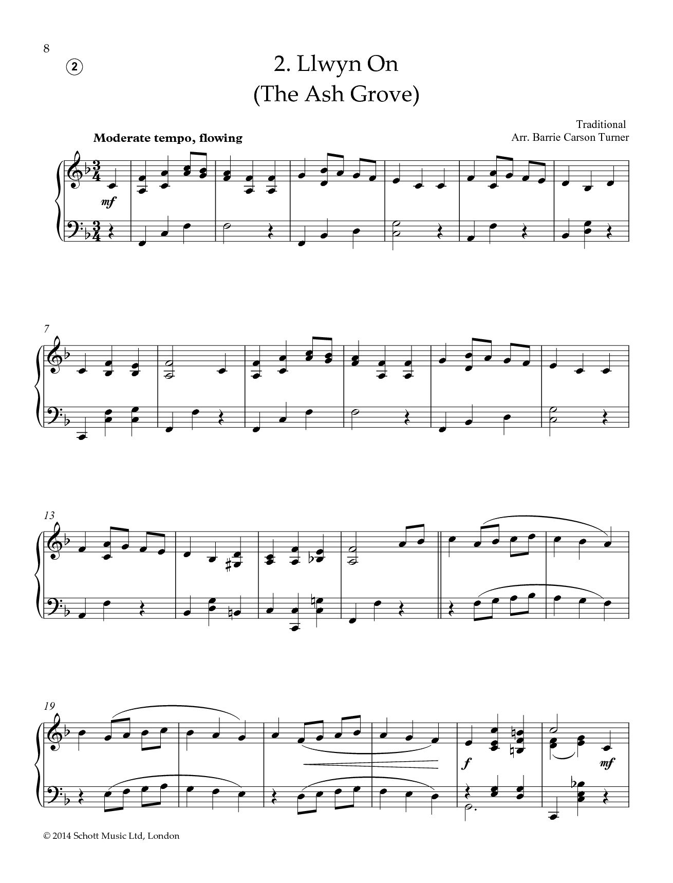 Anderes Coverbild Welsh Folk Tunes for Piano 