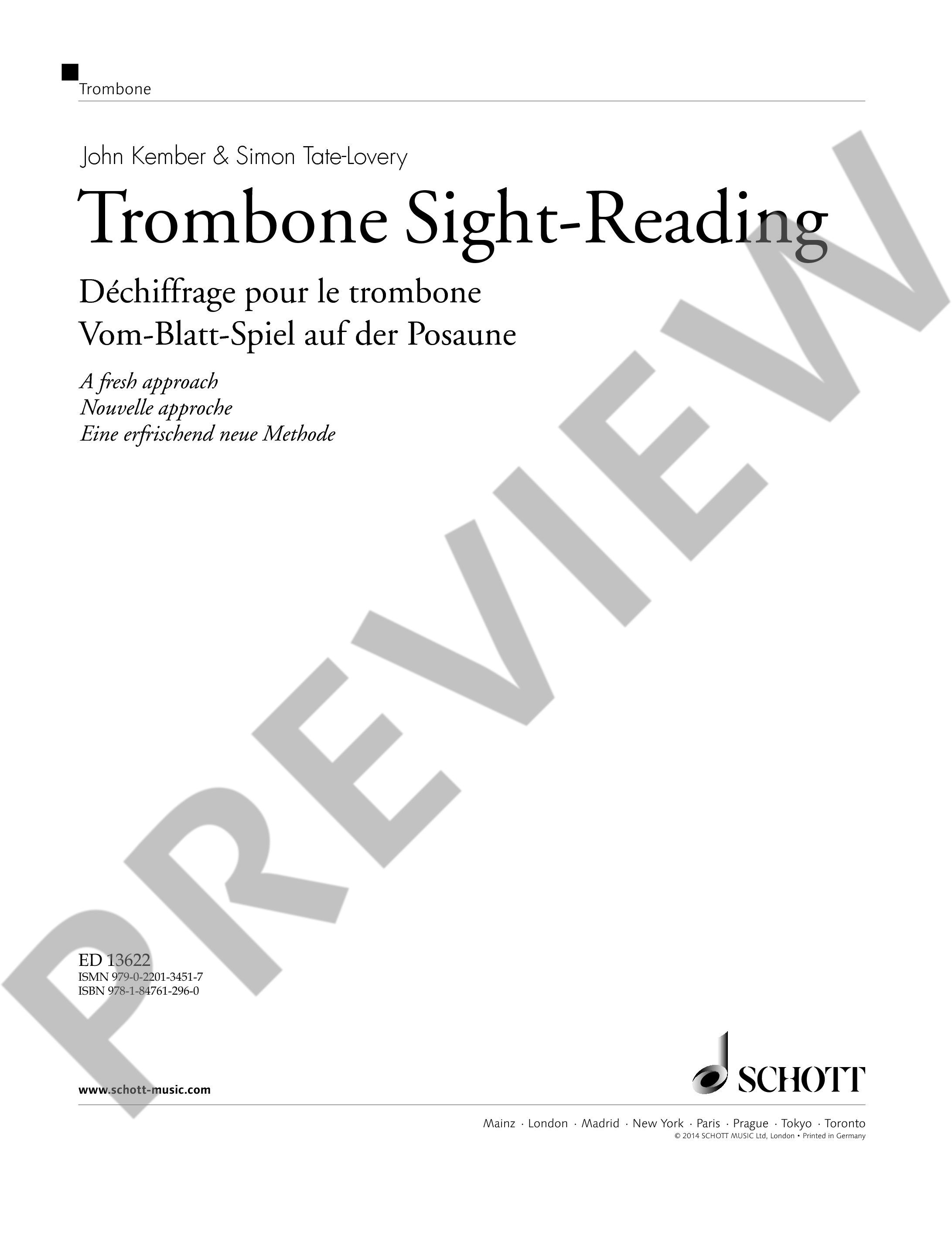 Anderes Coverbild Vom-Blatt-Spiel auf der Posaune 