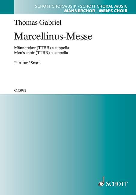 Vorderes Coverbild Marcellinus-Messe 