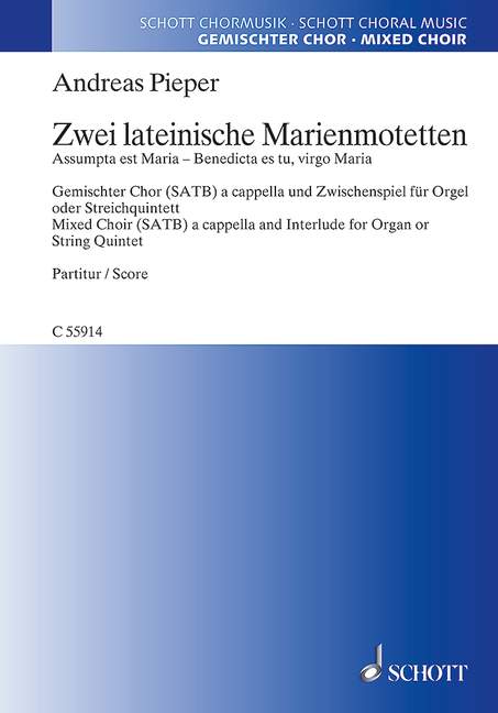 Vorderes Coverbild Zwei lateinische Marienmotetten 