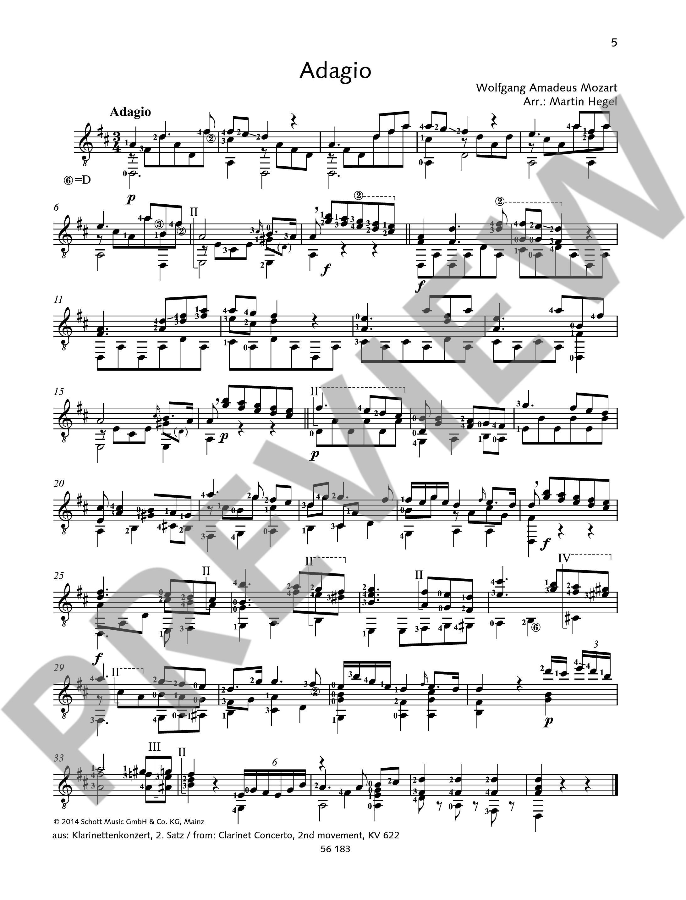 Anderes Coverbild Mozart for Guitar 