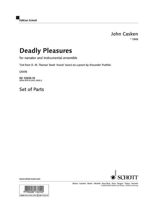 Vorderes Coverbild Deadly Pleasures 