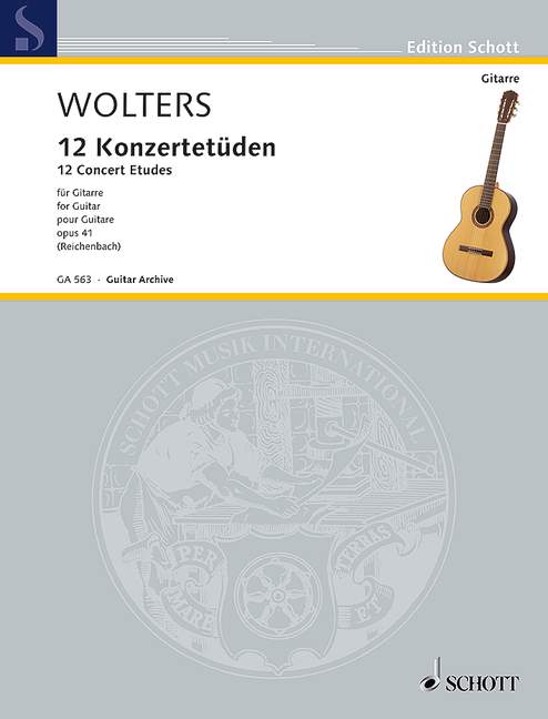 Vorderes Coverbild 12 Konzertetüden op. 41 