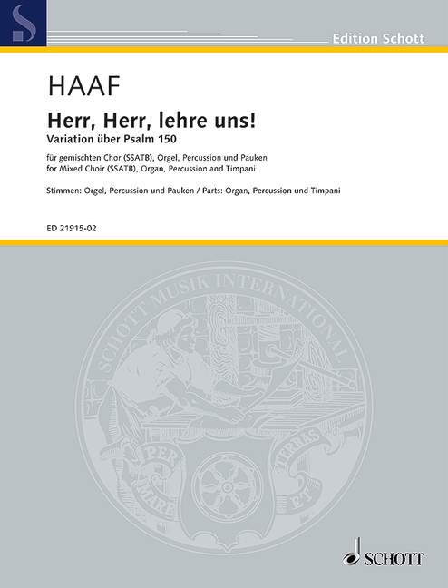 Vorderes Coverbild Herr, Herr, lehre uns! 