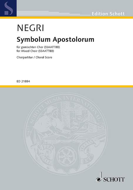 Vorderes Coverbild Symbolum Apostolorum 