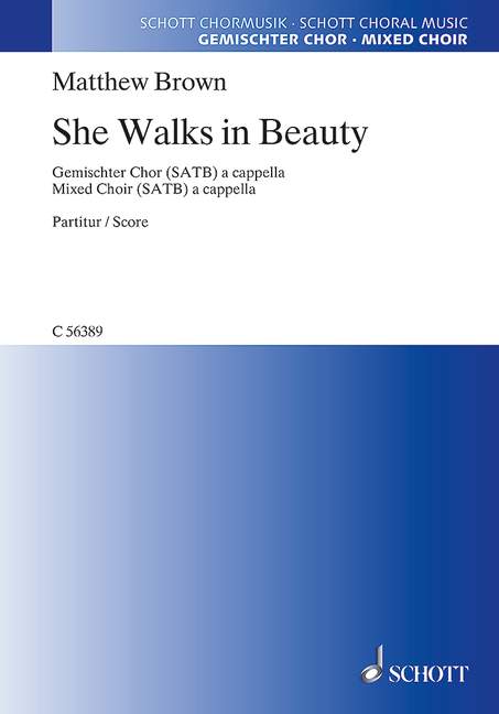 Vorderes Coverbild She Walks in Beauty 