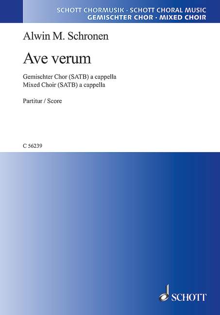 Vorderes Coverbild Ave verum 