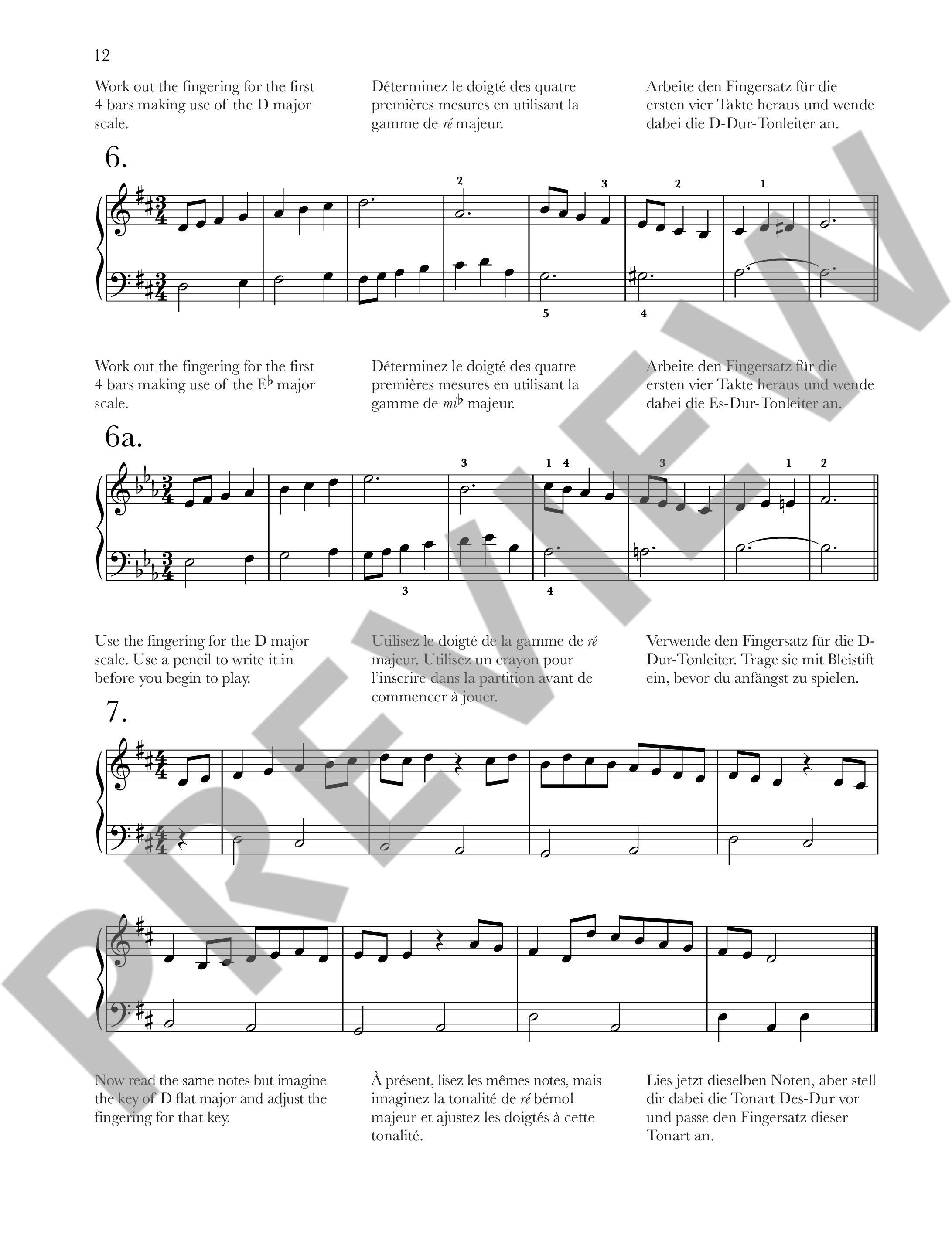 Anderes Coverbild Neue Vom-Blatt-Spiel-Übungen auf dem Klavier 3 Band 3