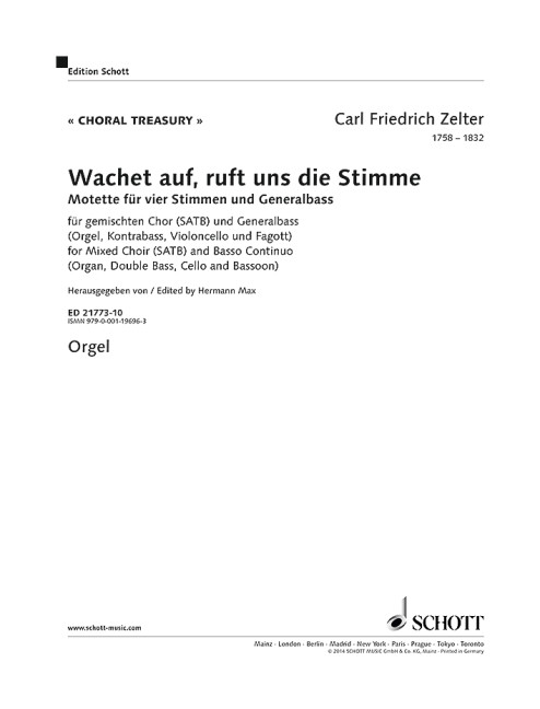 Vorderes Coverbild Wachet auf, ruft uns die Stimme 