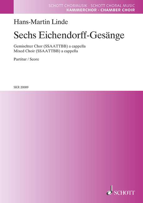 Vorderes Coverbild Sechs Eichendorff-Gesänge 