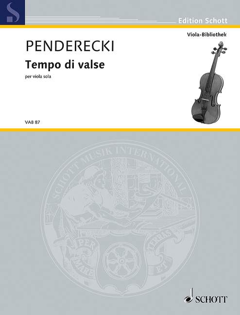Vorderes Coverbild Tempo di valse 