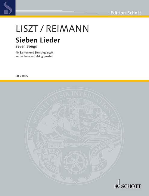 Vorderes Coverbild Sieben Lieder 