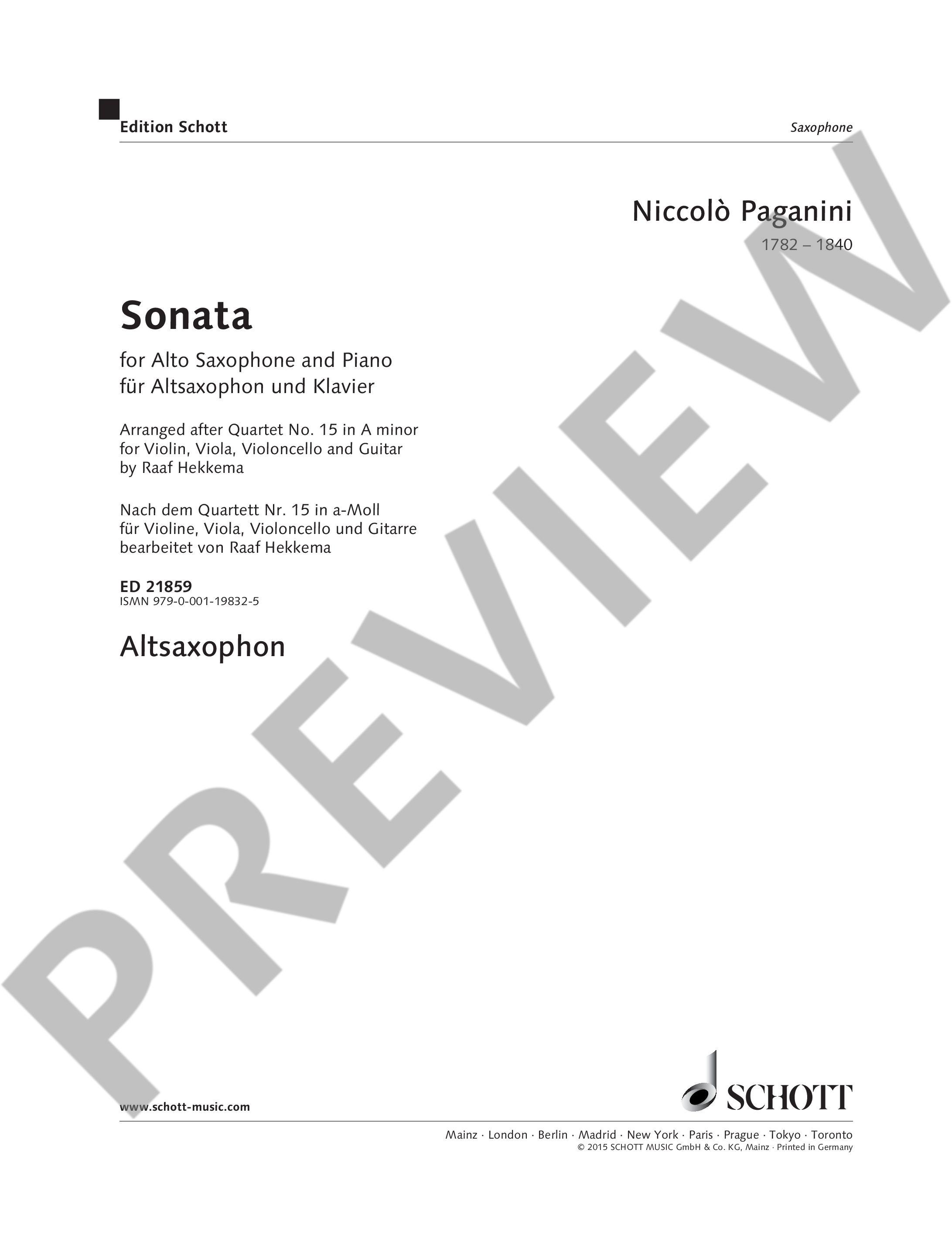 Anderes Coverbild Sonata 