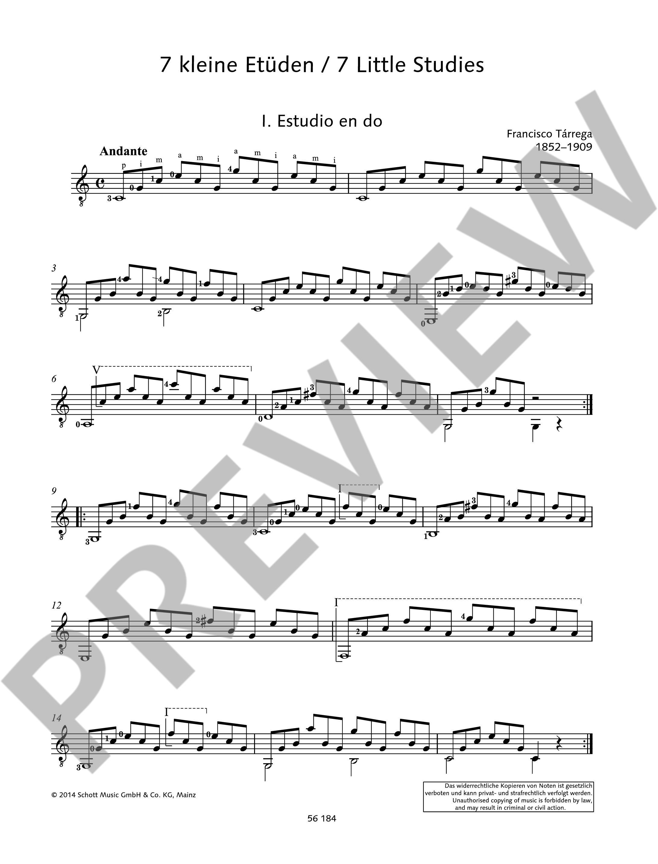 Anderes Coverbild Tárrega for Guitar 