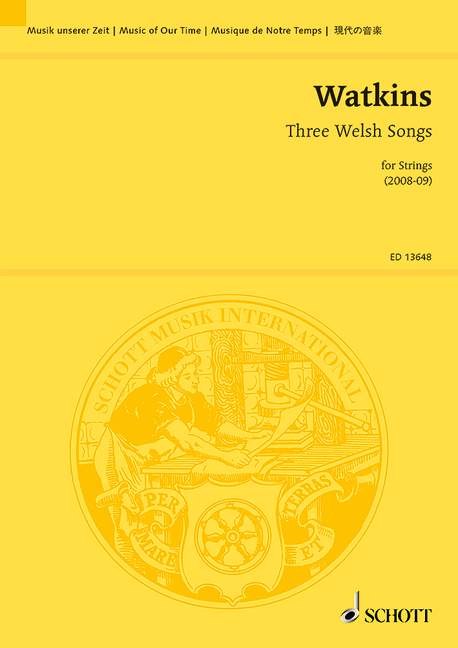 Vorderes Coverbild Three Welsh Songs 