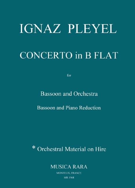 Anderes Coverbild Concerto in B BEN 1096