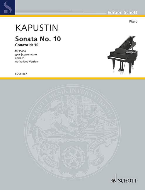 Vorderes Coverbild Sonata No. 10 op. 81 