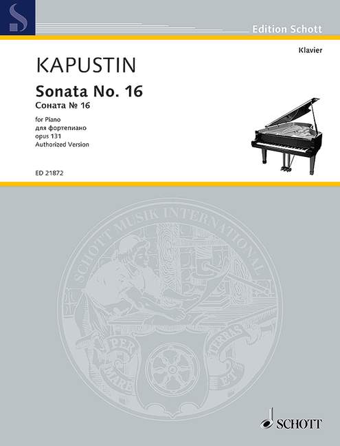 Vorderes Coverbild Sonata No. 16 op. 131 