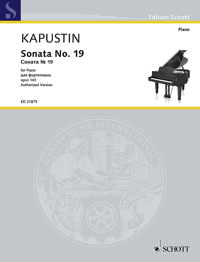 Vorderes Coverbild Sonata No. 19 op. 143 