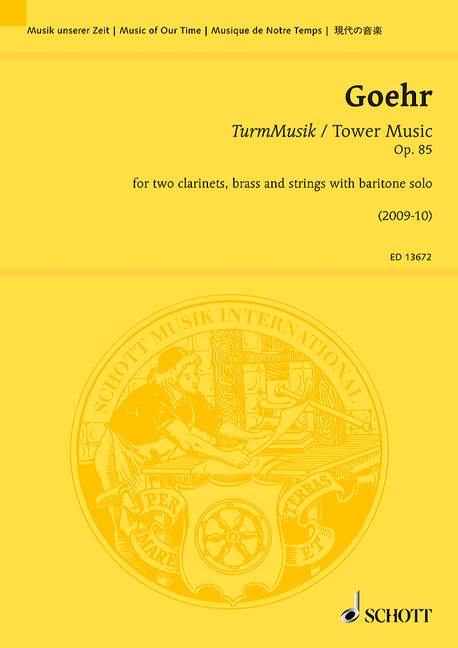 Vorderes Coverbild TurmMusik / Tower Music op. 85 