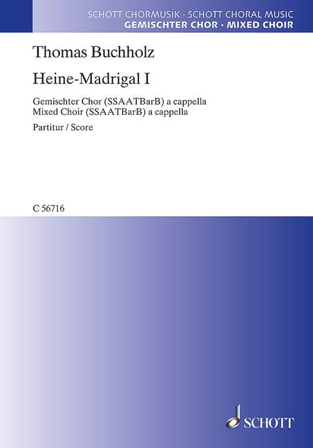 Vorderes Coverbild Heine-Madrigal I 