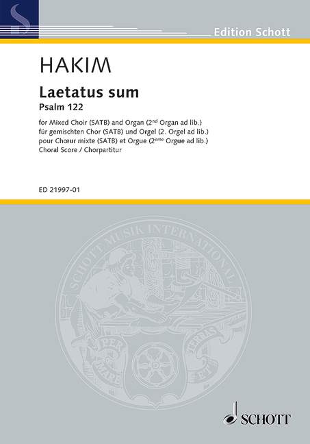 Vorderes Coverbild Laetatus sum 