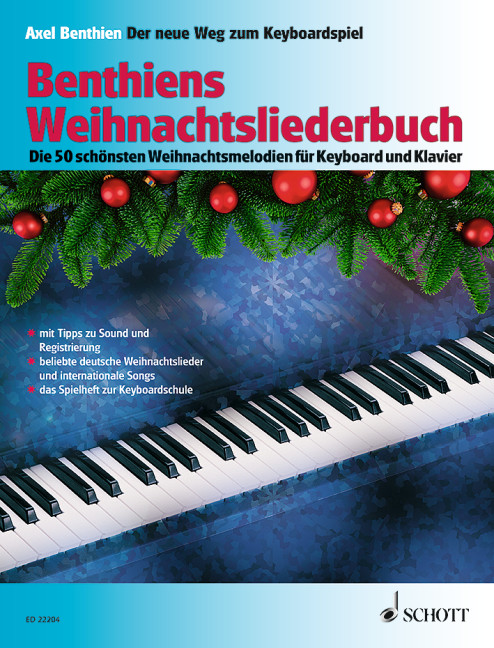 Vorderes Coverbild Benthiens Weihnachtsliederbuch 
