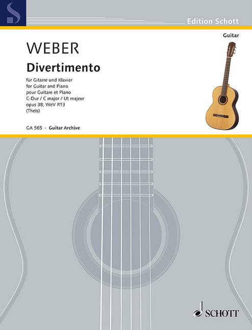 Vorderes Coverbild Divertimento op. 38 WeV P.13 