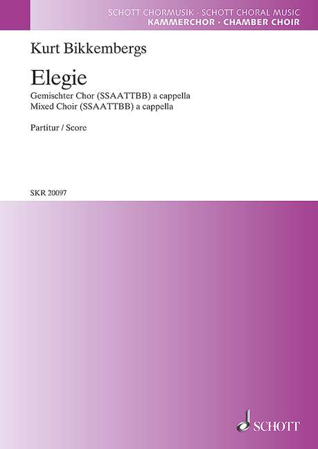 Vorderes Coverbild Elegie 