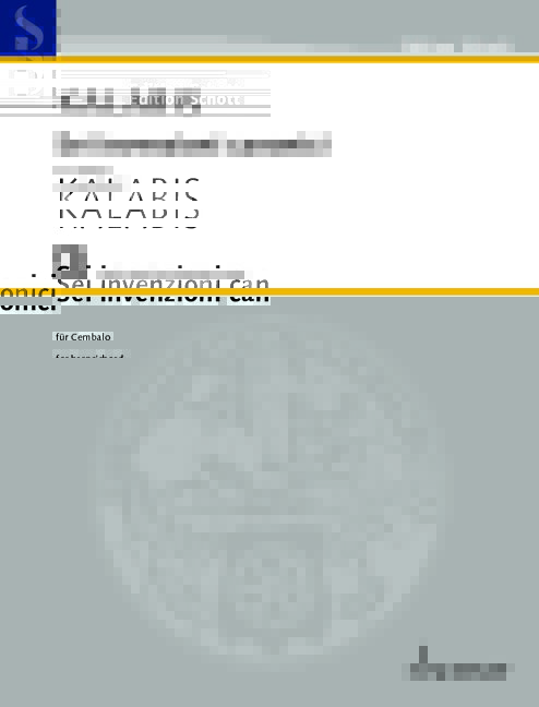 Vorderes Coverbild Sest dvouhlasých kánonických invencí op. 20 