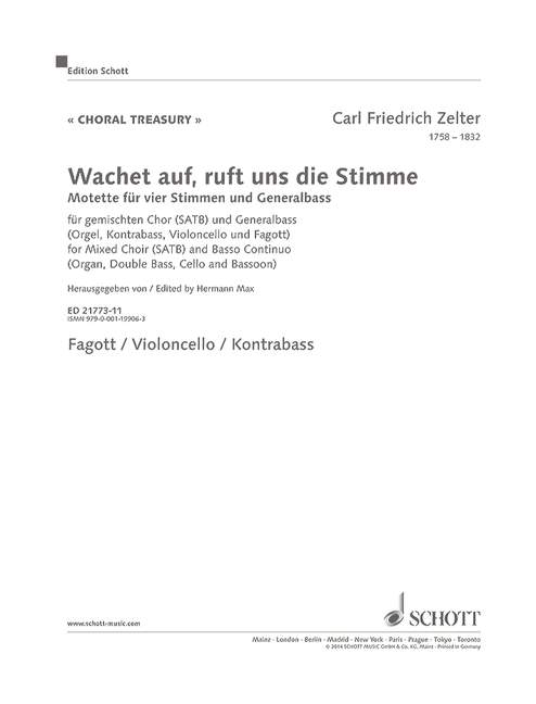 Vorderes Coverbild Wachet auf, ruft uns die Stimme 