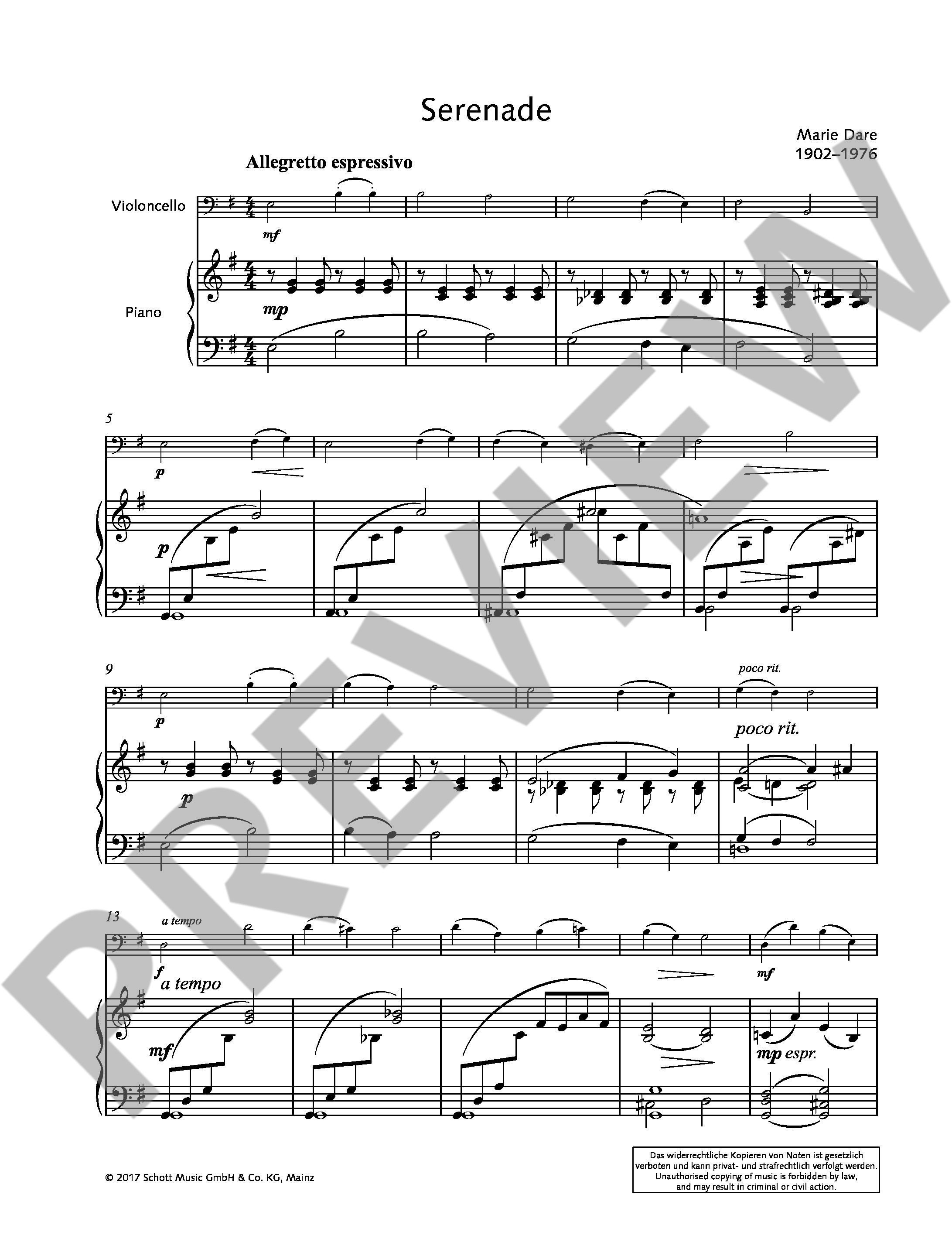 Anderes Coverbild Serenade & Valse 