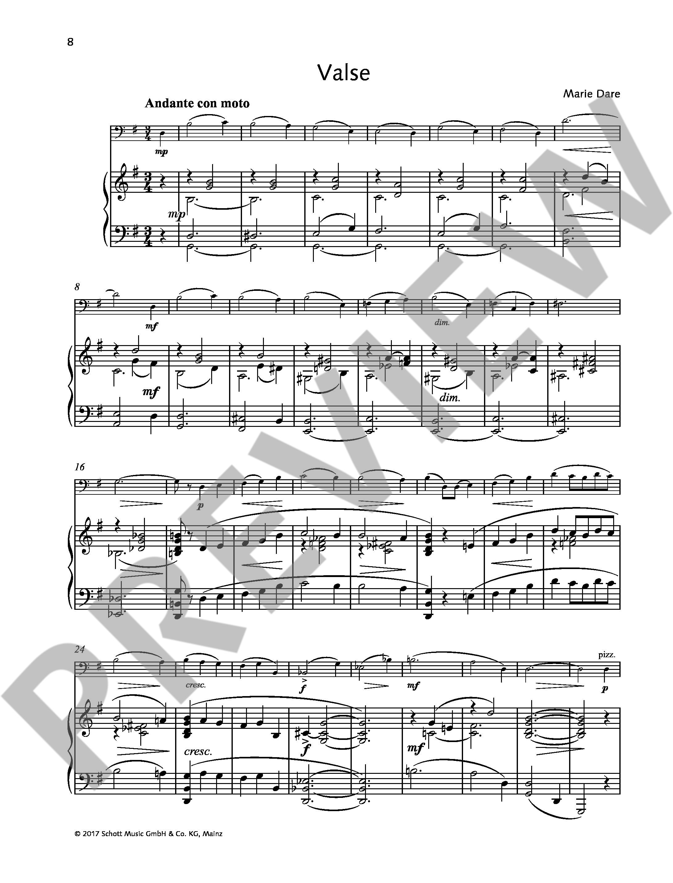 Anderes Coverbild Serenade & Valse 