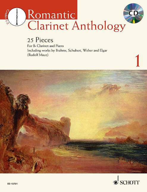 Vorderes Coverbild Romantic Clarinet Anthology Band 1