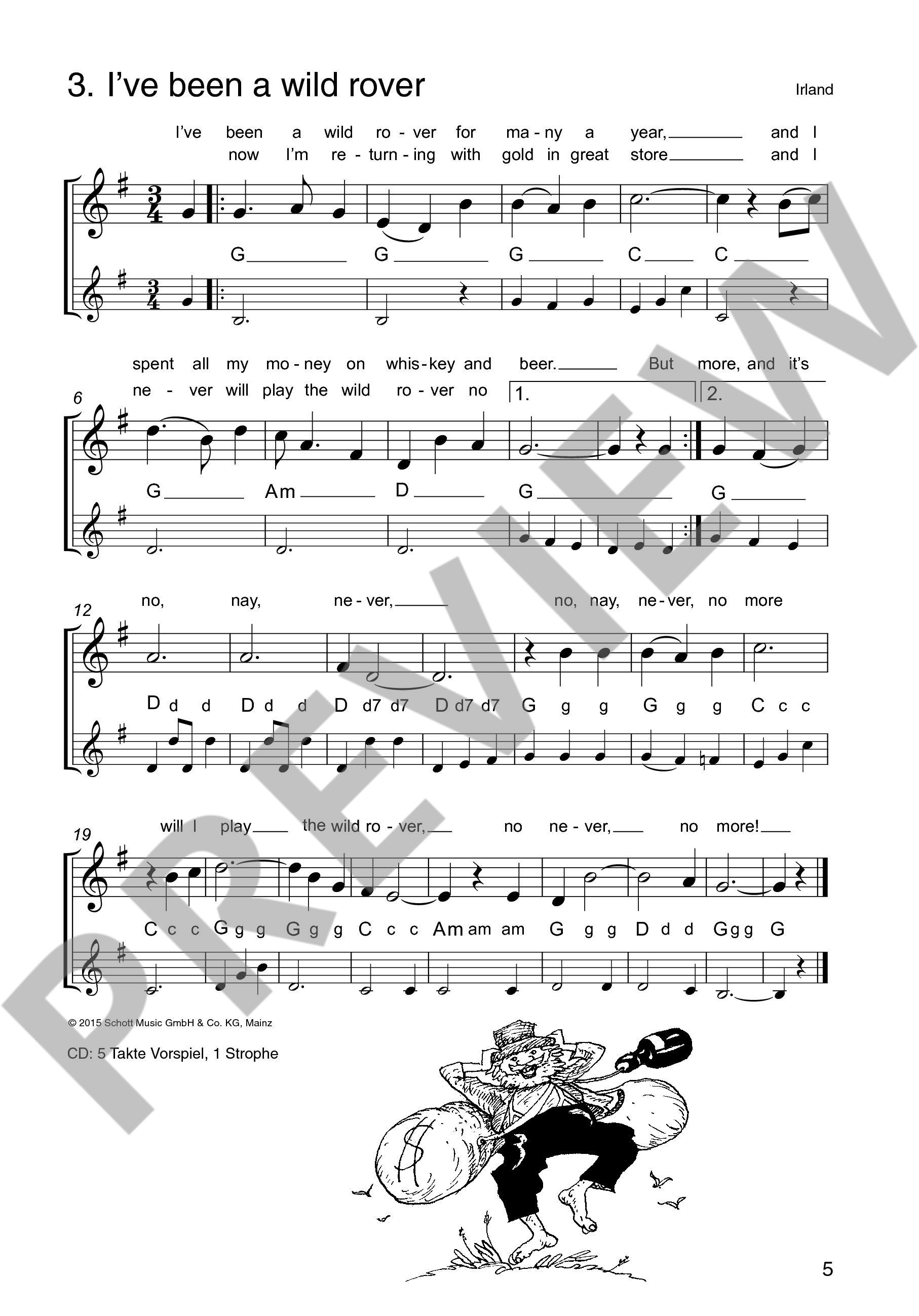 Anderes Coverbild Die schönsten Folksongs 