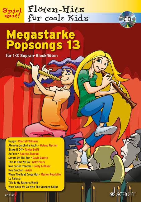 Vorderes Coverbild Megastarke Popsongs Band 13