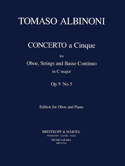Anderes Coverbild Concerto a 5 in C op. 9/5