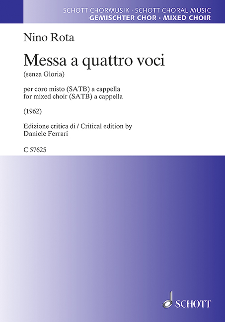 Vorderes Coverbild Messa a 4 voci 
