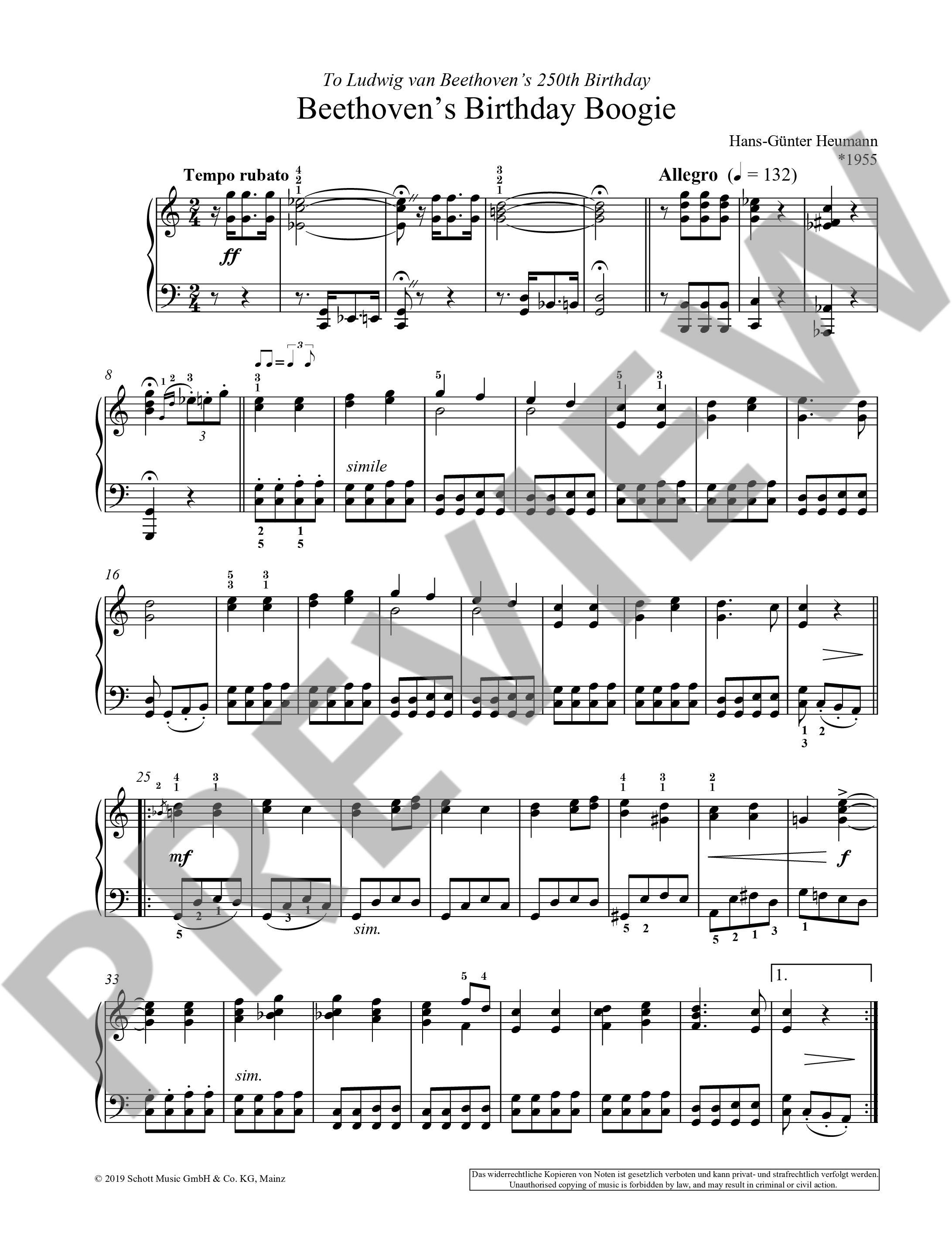 Anderes Coverbild Beethoven's Birthday Boogie 