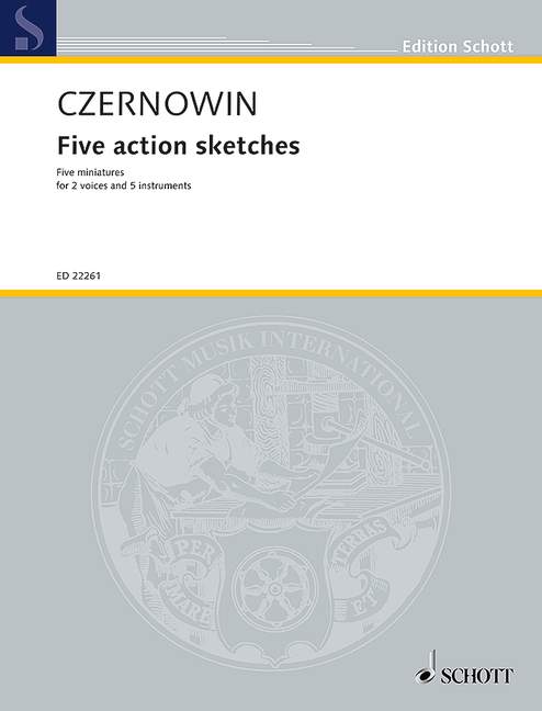 Vorderes Coverbild Five action sketches 