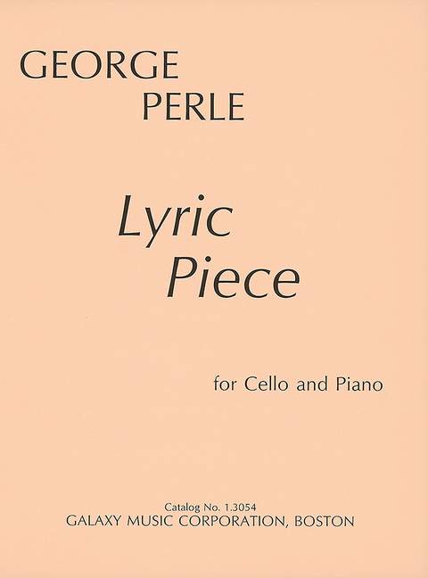 Vorderes Coverbild Lyric Piece 