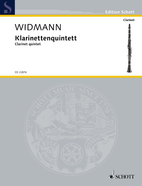 Vorderes Coverbild Klarinettenquintett 