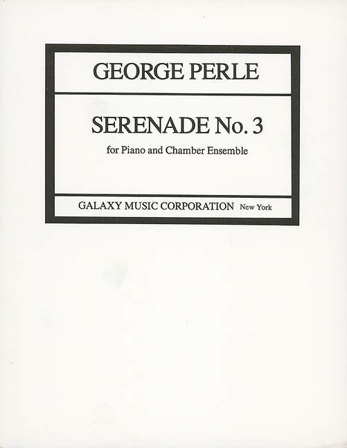 Vorderes Coverbild Serenade No. 3 