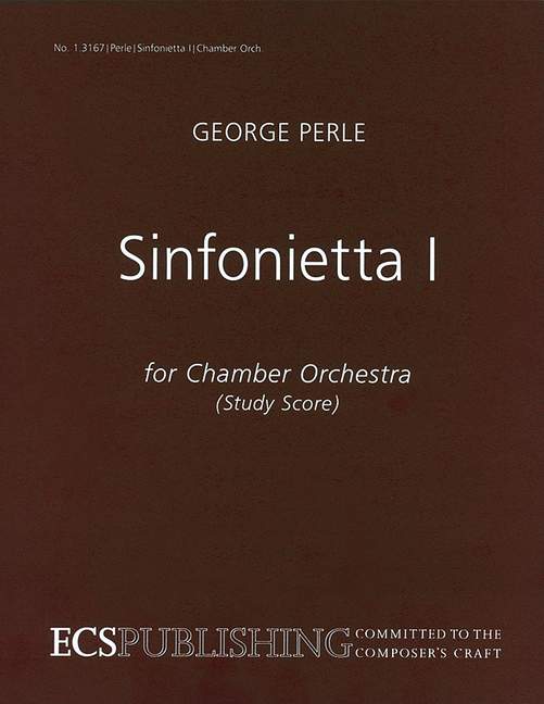 Vorderes Coverbild Sinfonietta No. 1 
