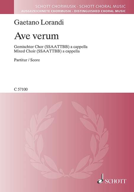 Vorderes Coverbild Ave verum 