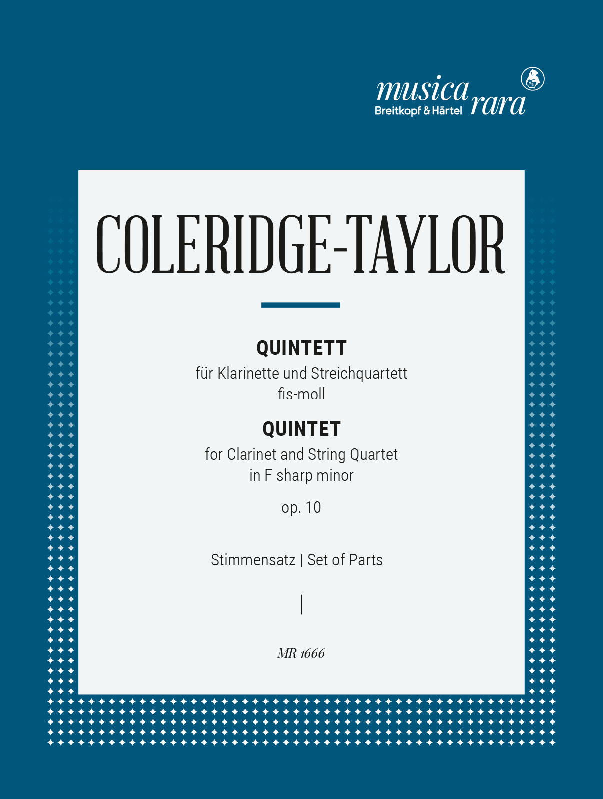 Vorderes Coverbild Quintett fis-moll op. 10