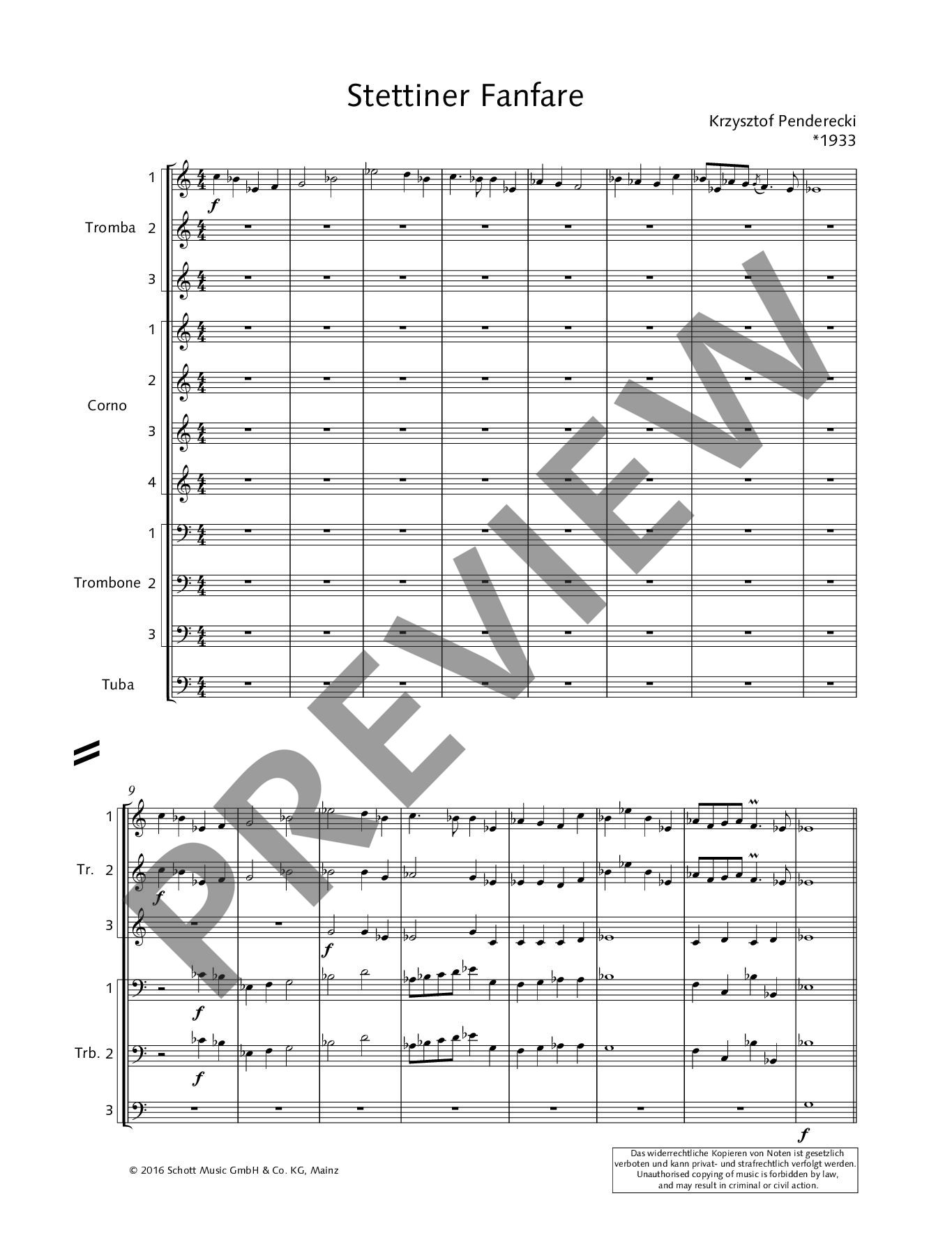 Anderes Coverbild Stettiner Fanfare 