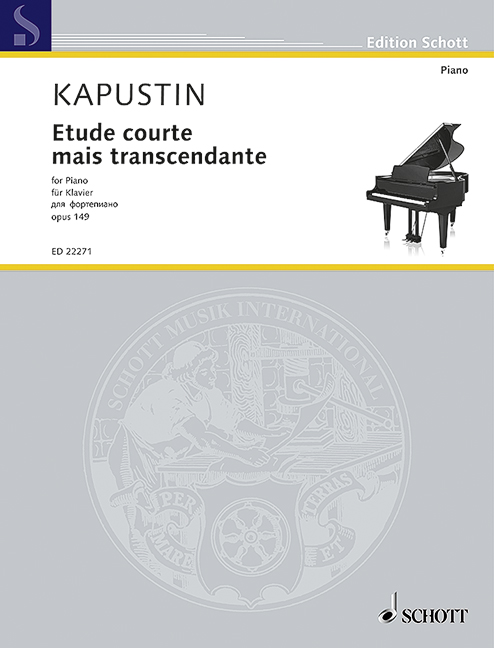 Vorderes Coverbild Etude courte mais transcendante op. 149 