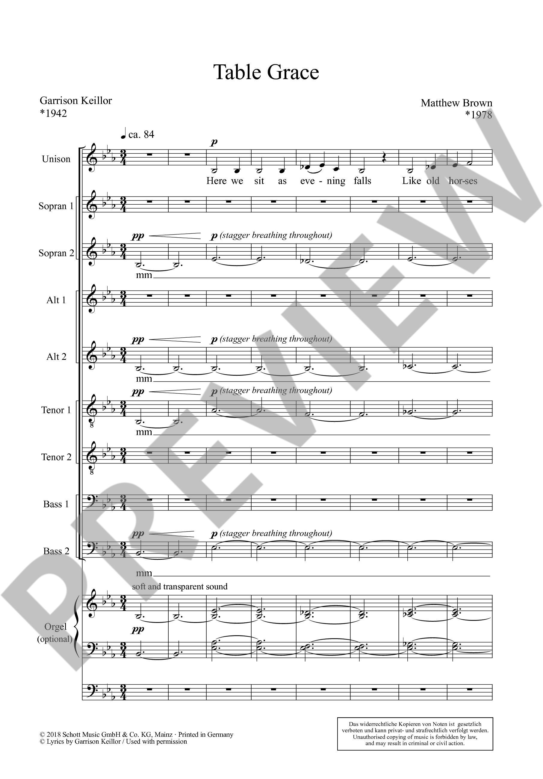 Anderes Coverbild Table Grace 