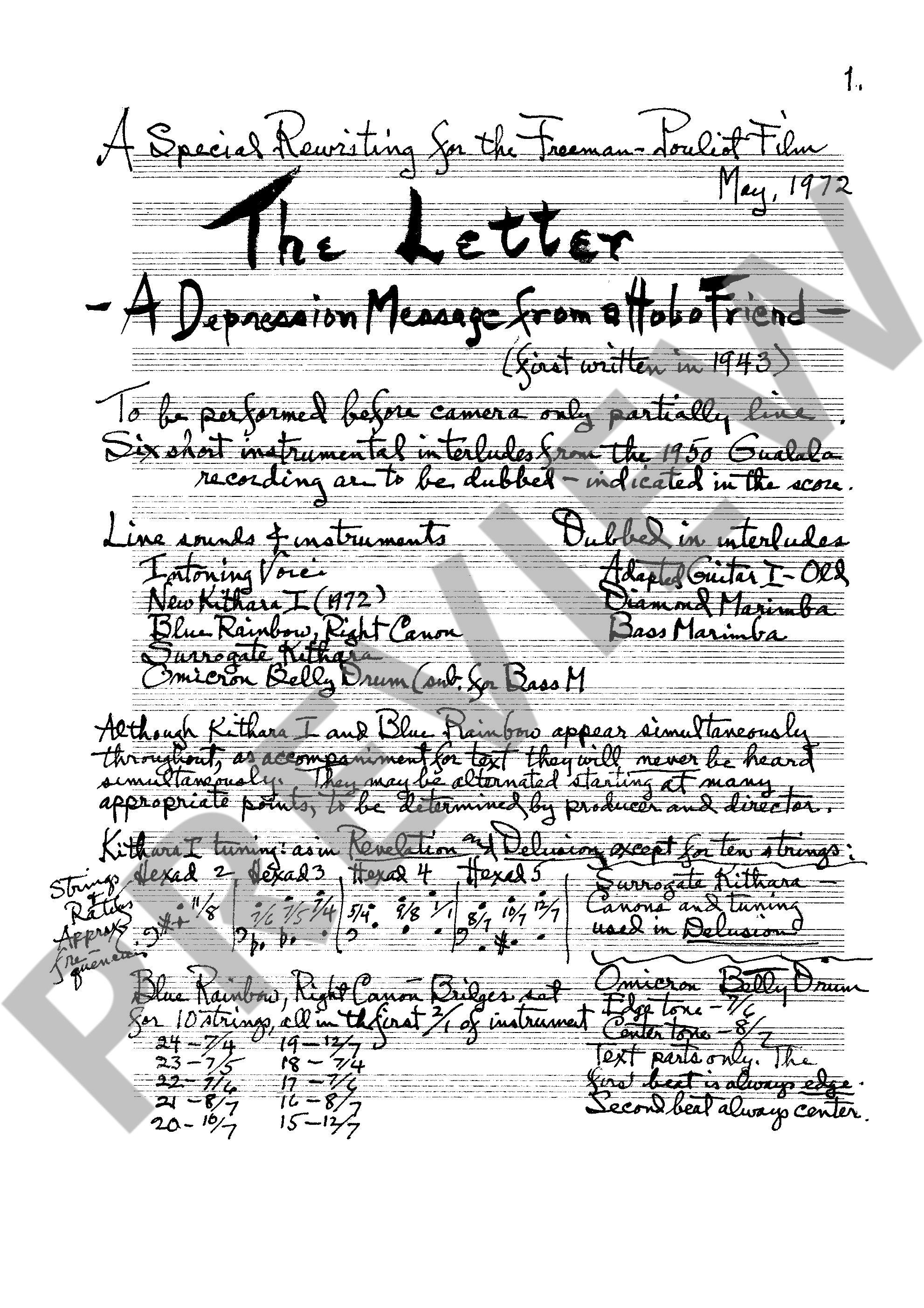 Anderes Coverbild The Letter 